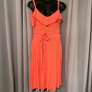 Beautiful Torrid Peach Flowy Dress